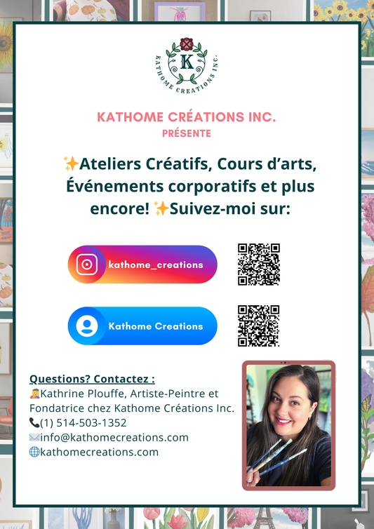 Cours d'arts et ateliers (Province du Québec seulement)