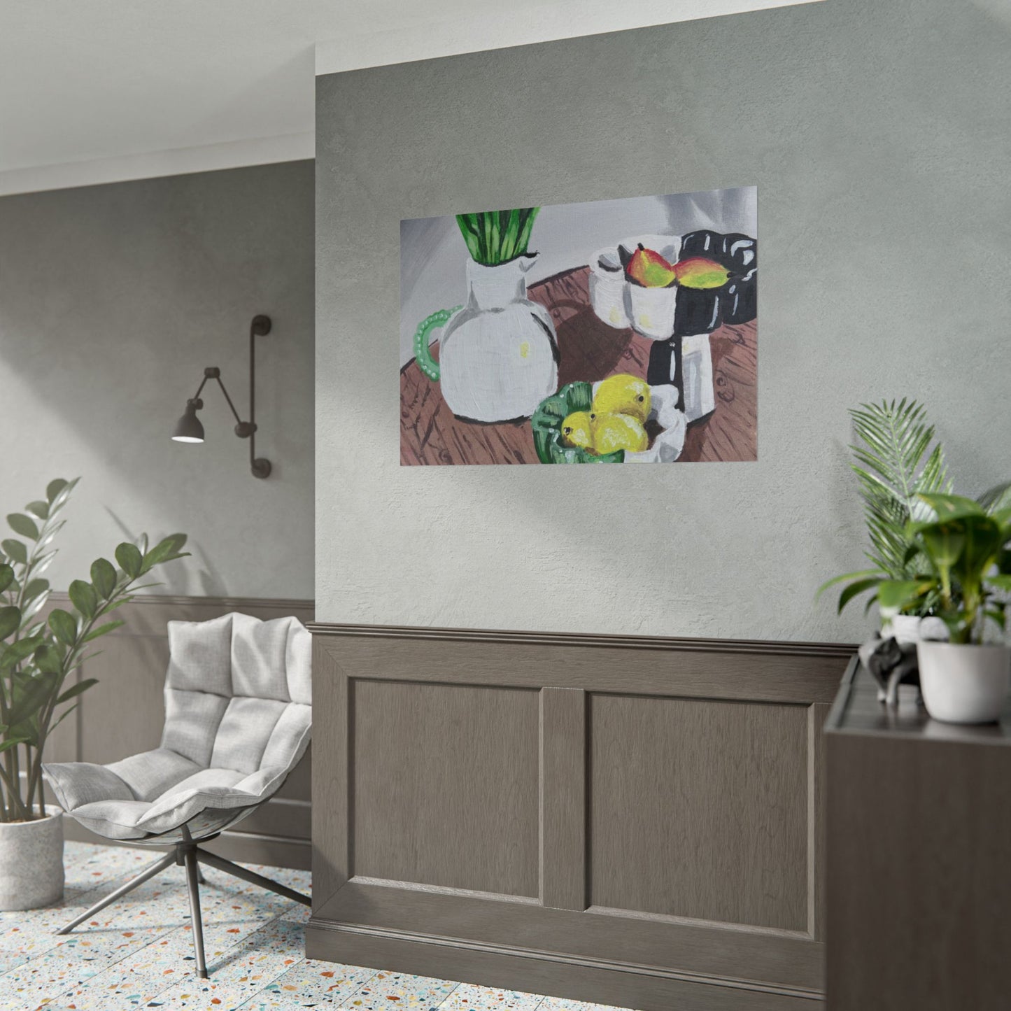 Imprimé- Mangues et Citrons