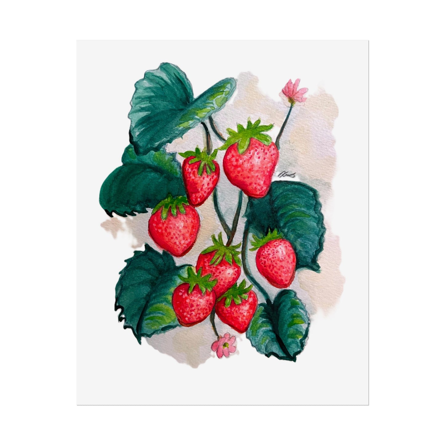 Imprimé Fraises - Print Strawberries
