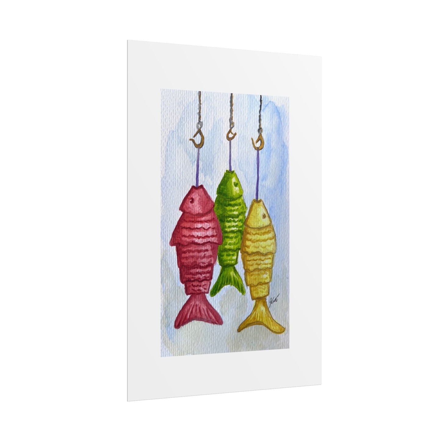 Imprimé appâts - Print Fish hooks