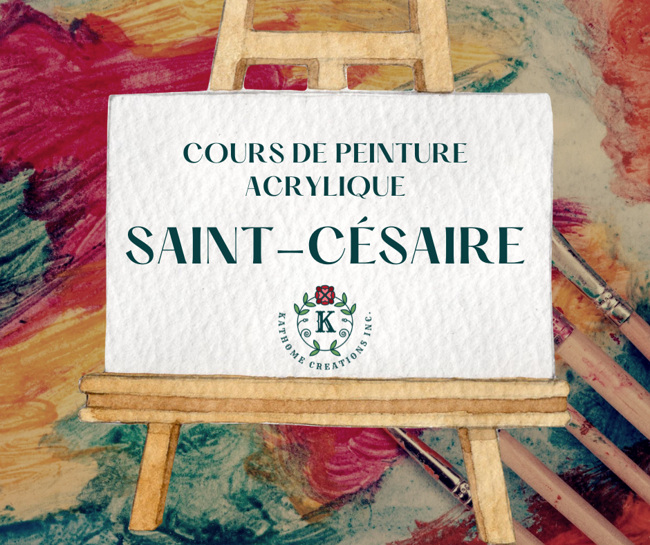 Cours de peinture acrylique | Saint-Césaire (1 cours)