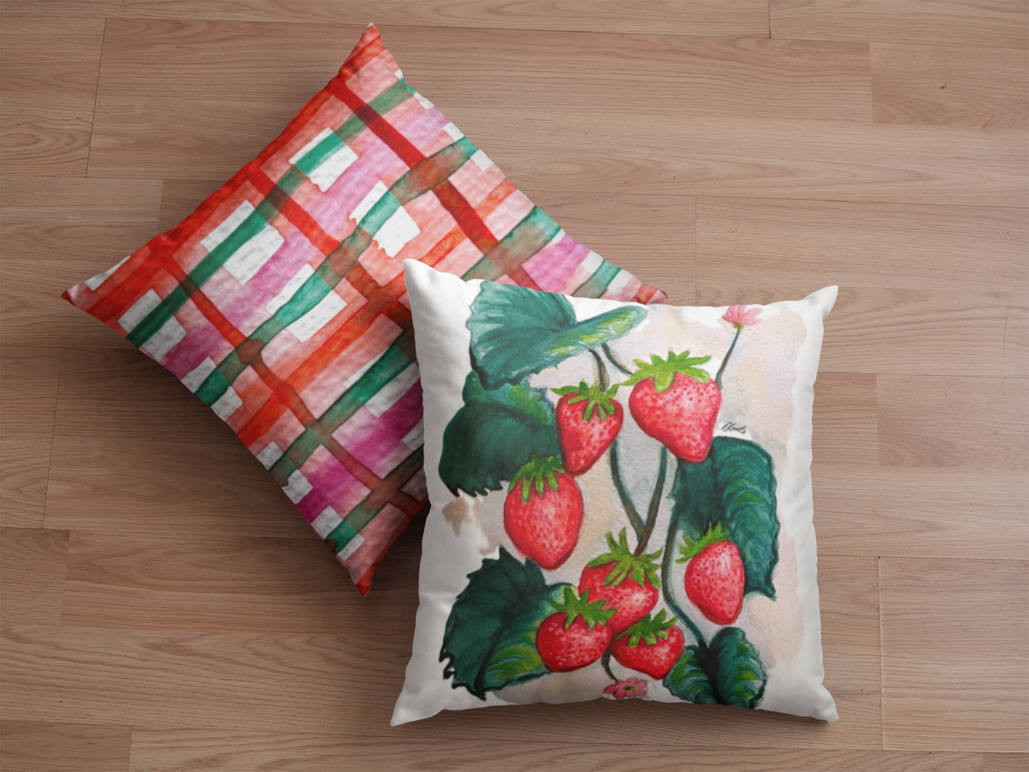 Coussin Carreaux - Pillow Checkered