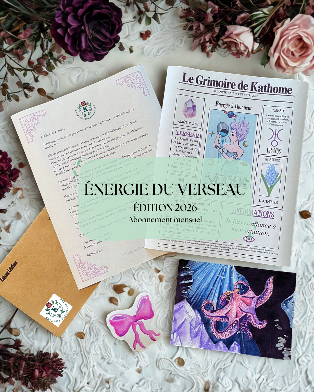 📖Le Grimoire de Kathome – Club de courrier 📬
