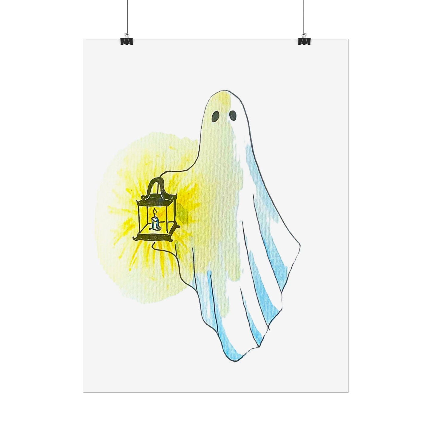 Rolled Posters - colored ghost