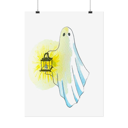 Rolled Posters - colored ghost