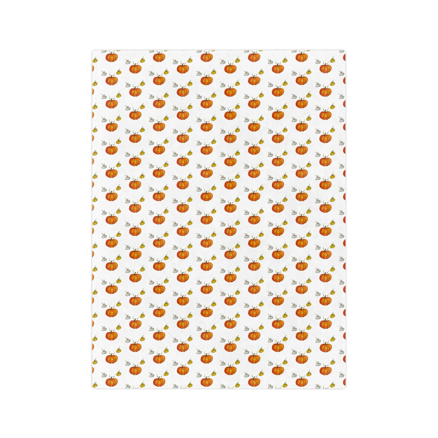 Velveteen Microfiber Blanket- pumpkins