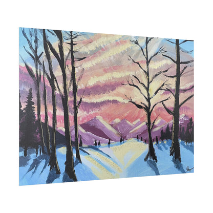 Imprimé - Ciel d'hiver no.1