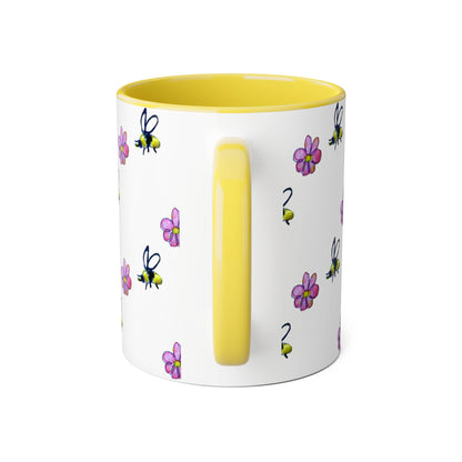 Accent Mugs, 11oz bees v2