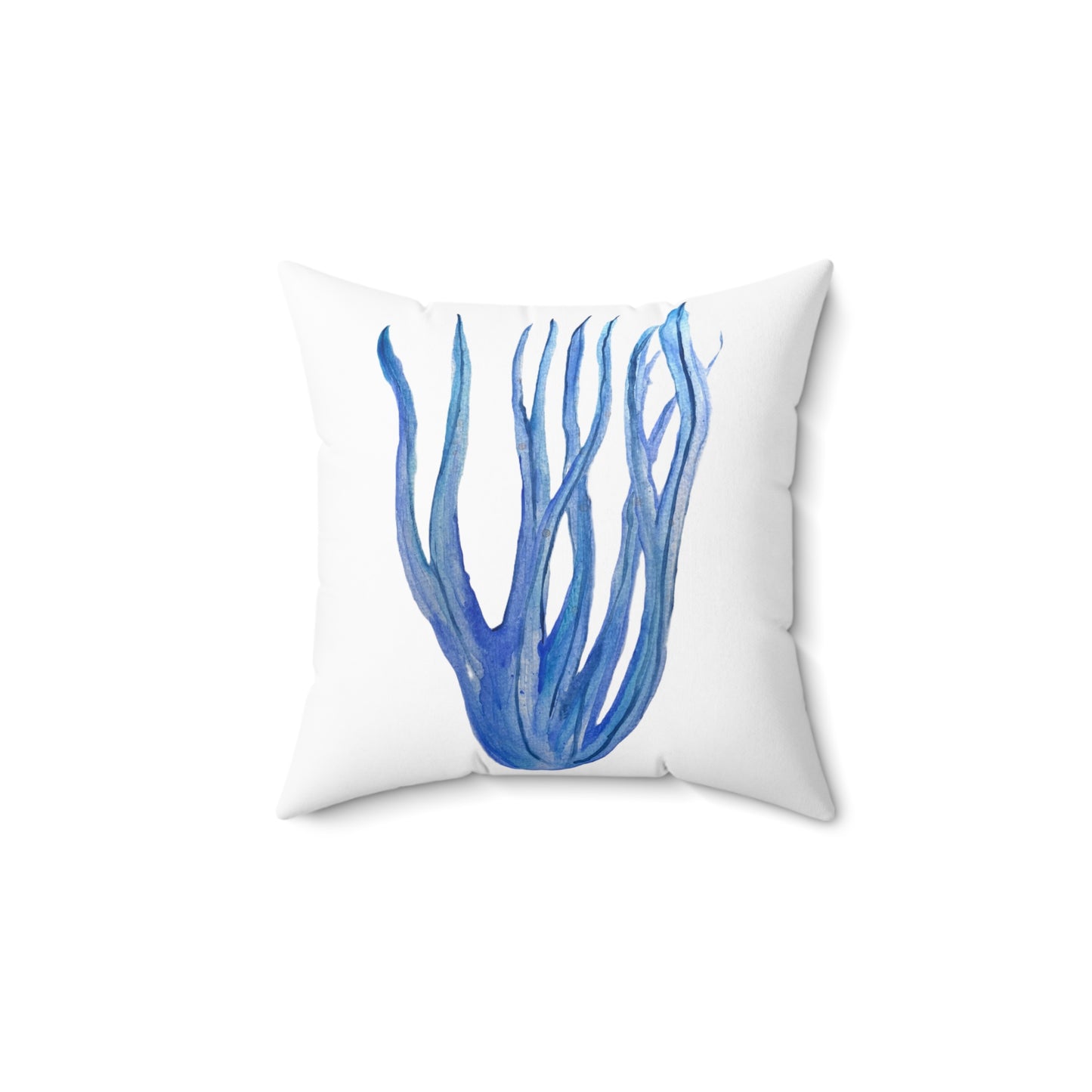 Spun Polyester Square Pillow - Coral