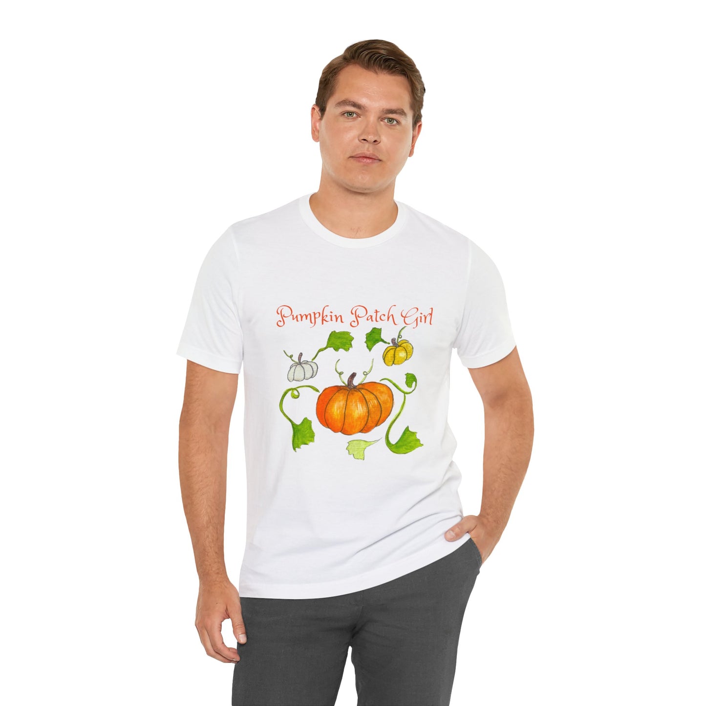 Unisex Jersey Short Sleeve Tee - Pumpkin patch Girl