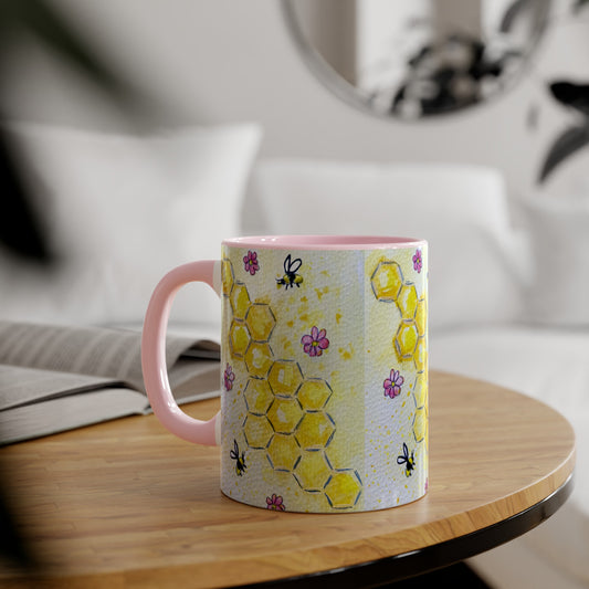 Accent Mugs, 11oz - Bees