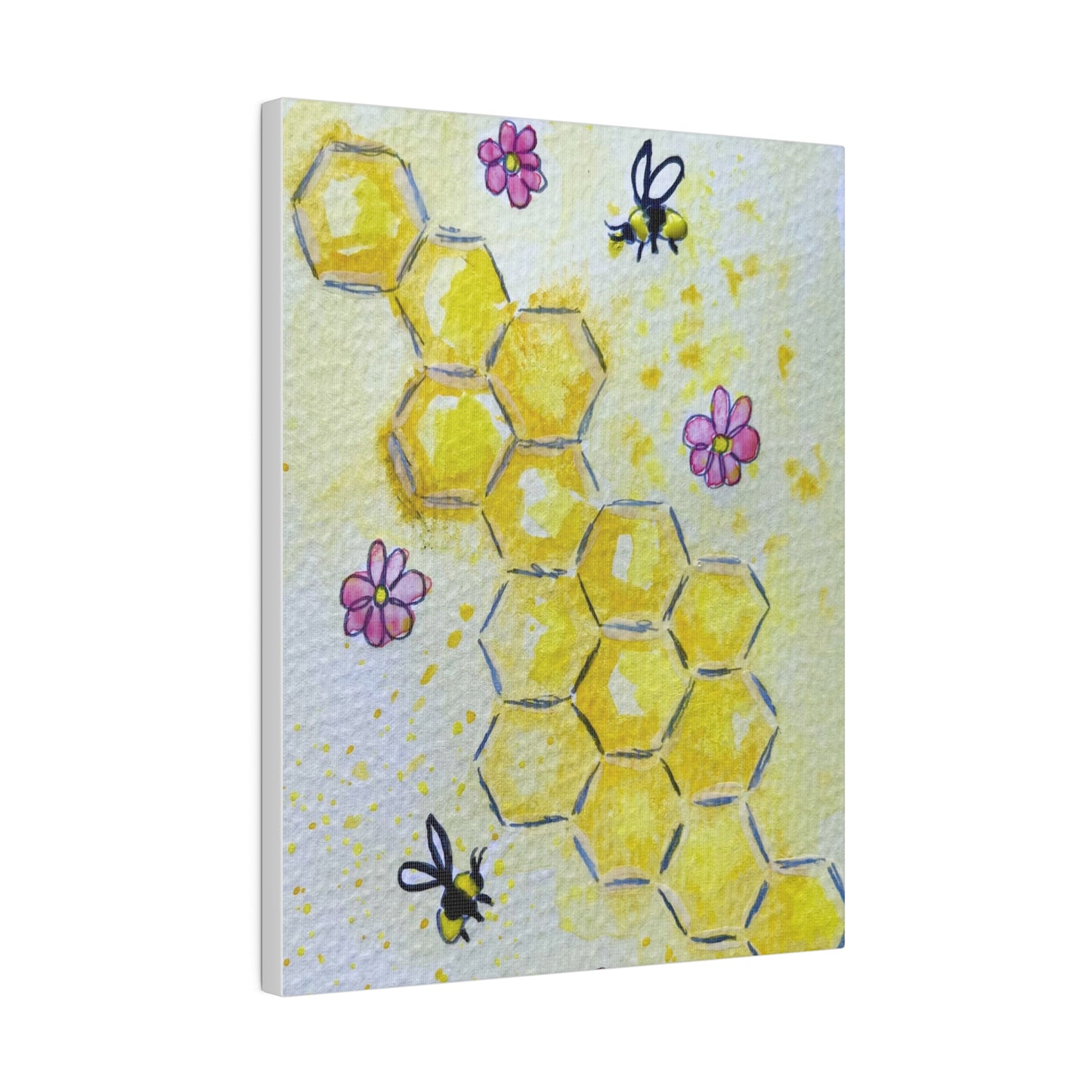 Matte Canvas, Stretched, 0.75" - Bee