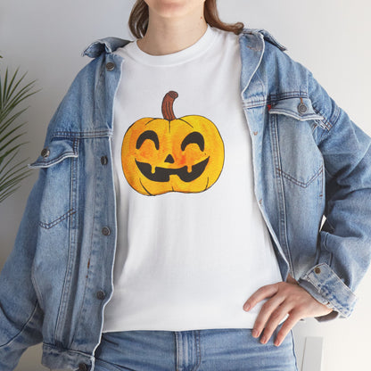 Unisex Heavy Cotton Tee - Pumpkin smile