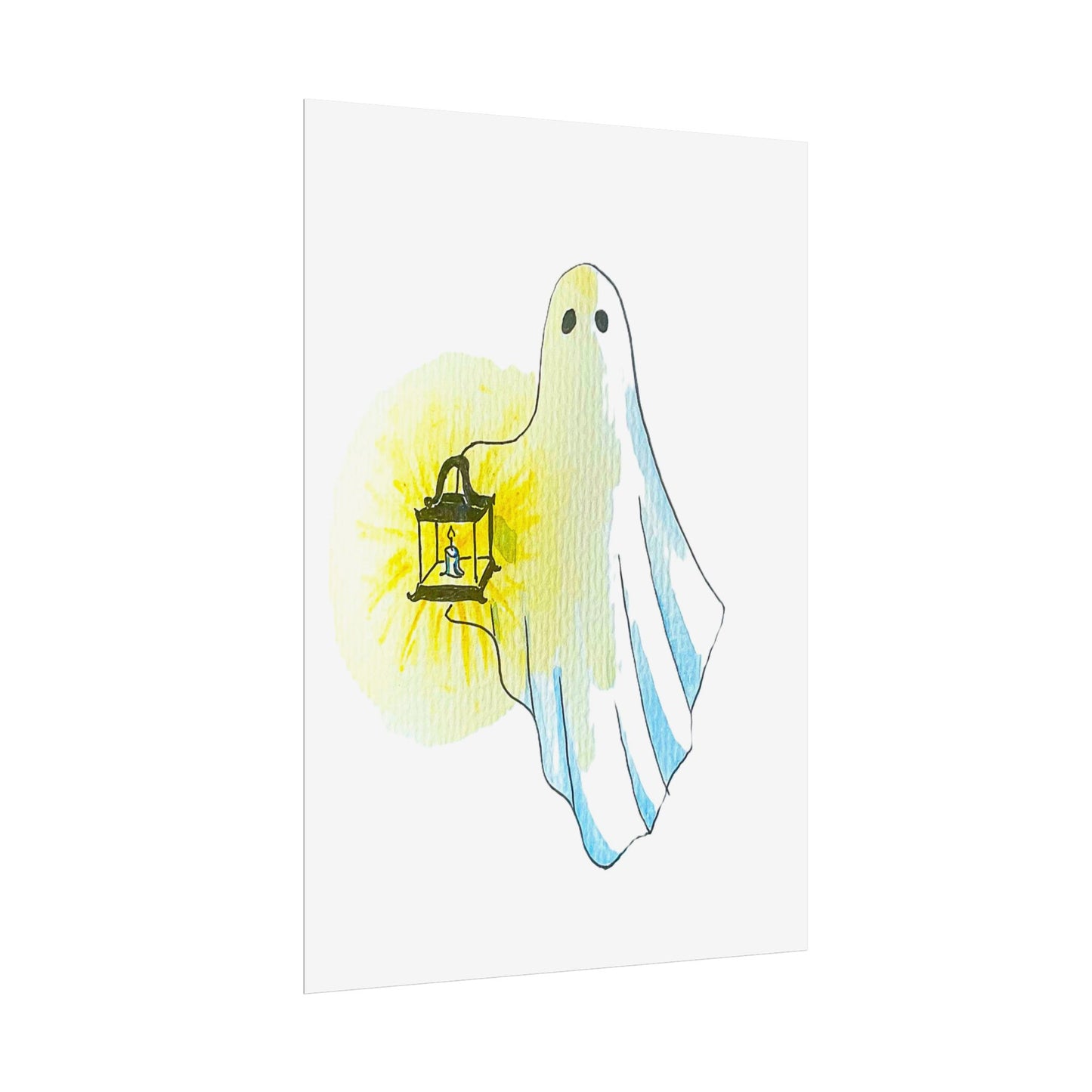 Rolled Posters - colored ghost