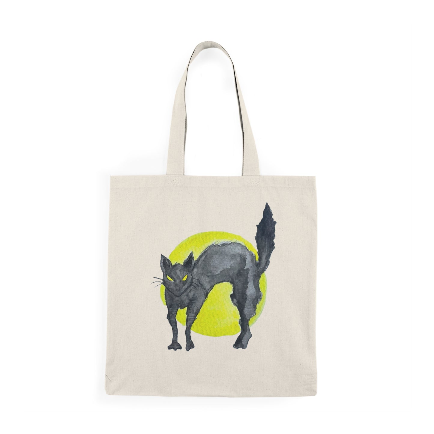 Natural Tote Bag - Cat