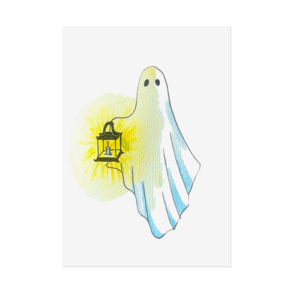 Rolled Posters - colored ghost