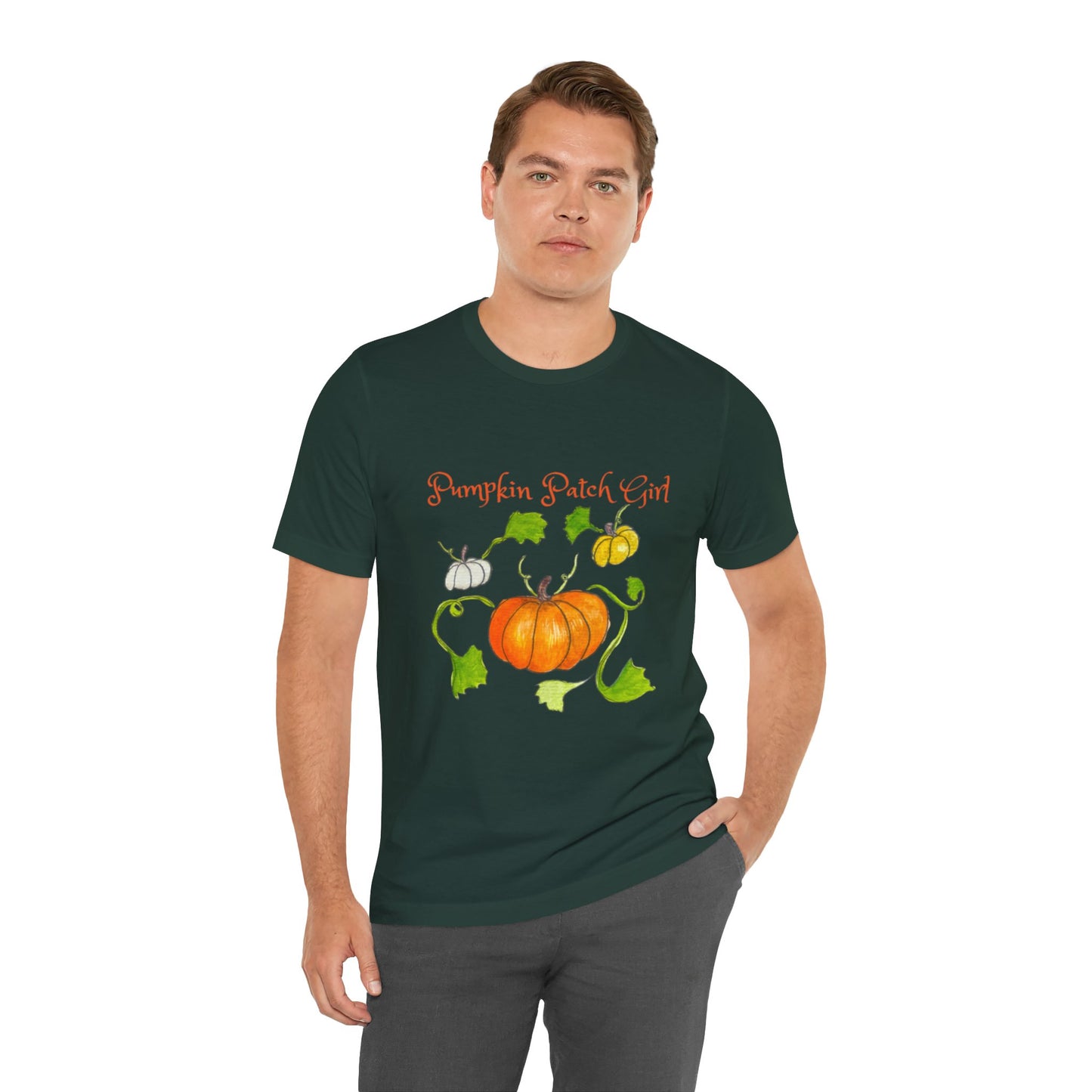 Unisex Jersey Short Sleeve Tee - Pumpkin patch Girl