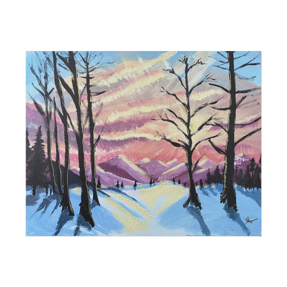Imprimé - Ciel d'hiver no.1