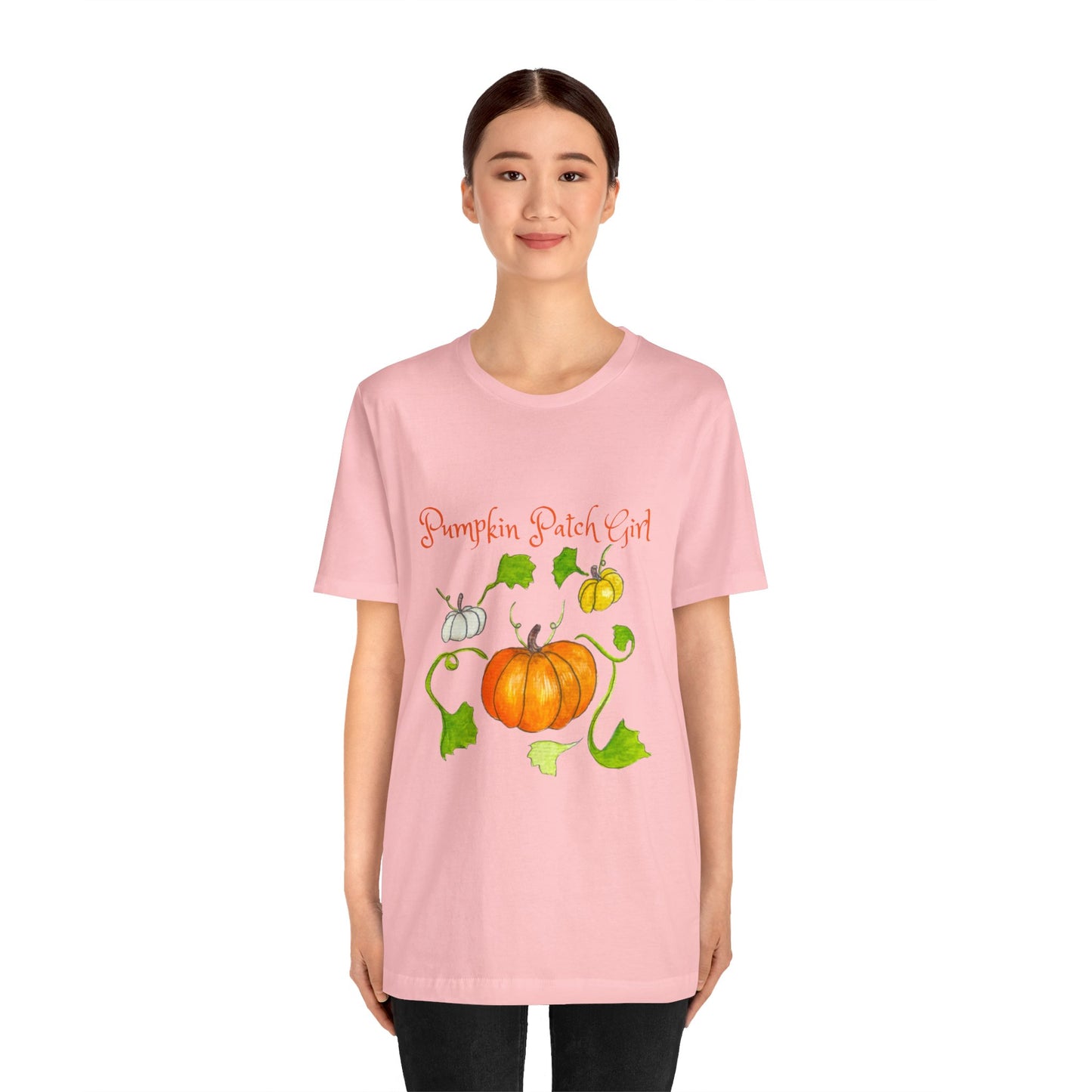 Unisex Jersey Short Sleeve Tee - Pumpkin patch Girl