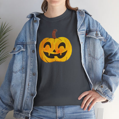 Unisex Heavy Cotton Tee - Pumpkin smile