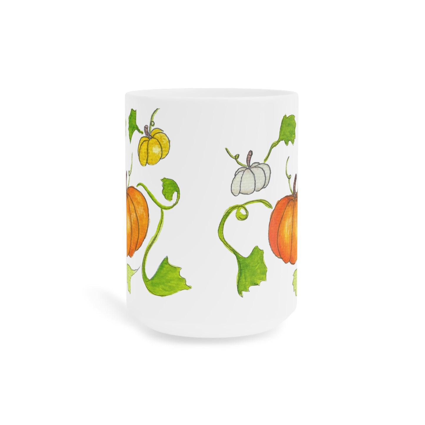 Ceramic Mugs (11oz\15oz\20oz) pumpkin patch