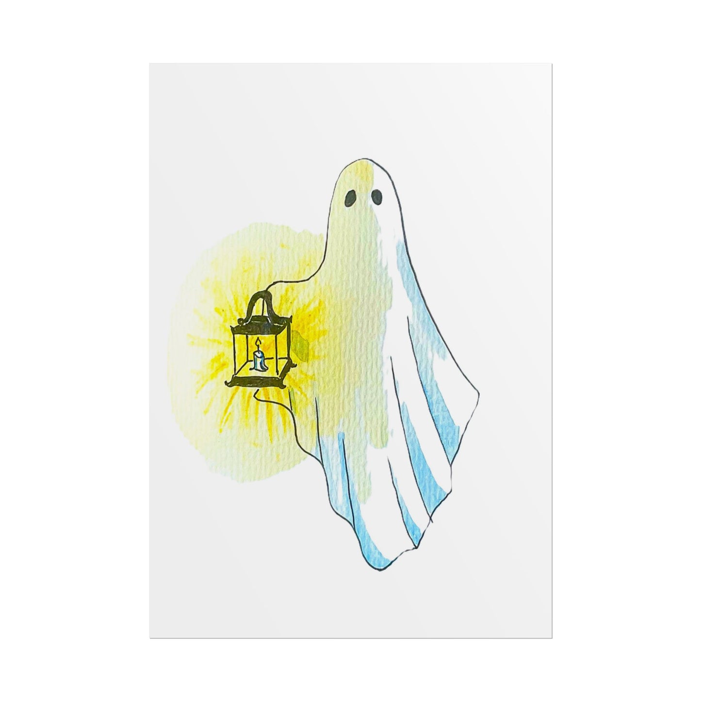 Rolled Posters - colored ghost