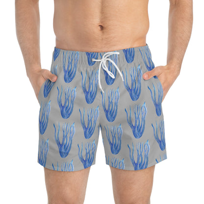 Swim Trunks (AOP) -  Coral