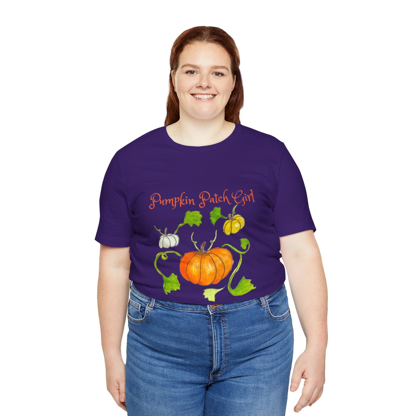 Unisex Jersey Short Sleeve Tee - Pumpkin patch Girl