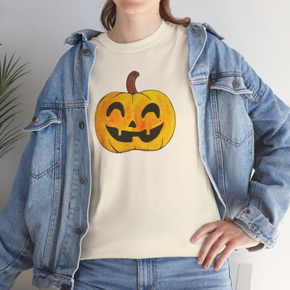 Unisex Heavy Cotton Tee - Pumpkin smile