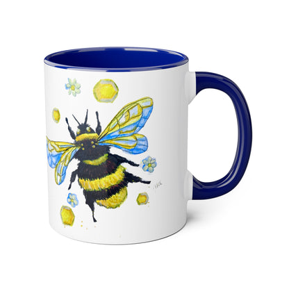 Accent Mugs, 11oz - Bee