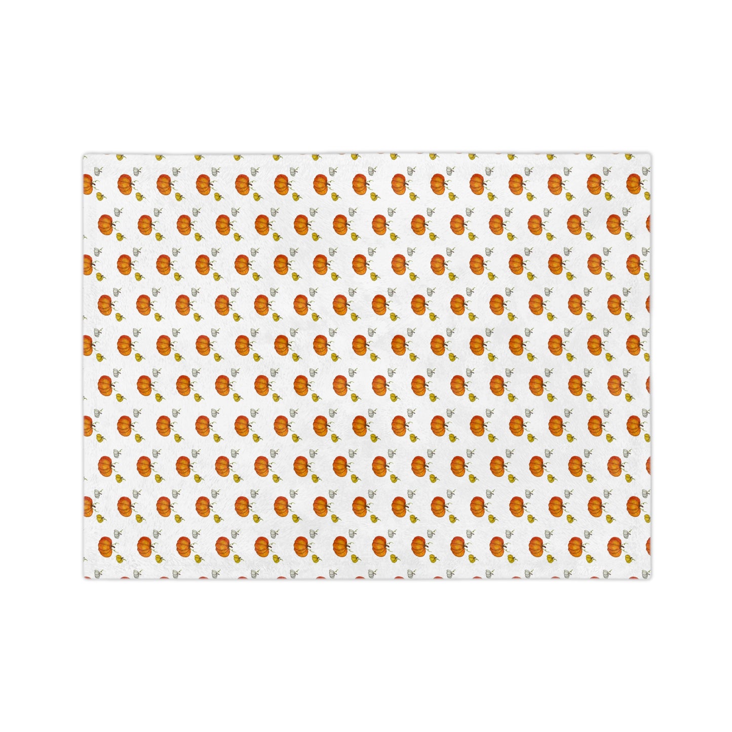 Velveteen Microfiber Blanket- pumpkins