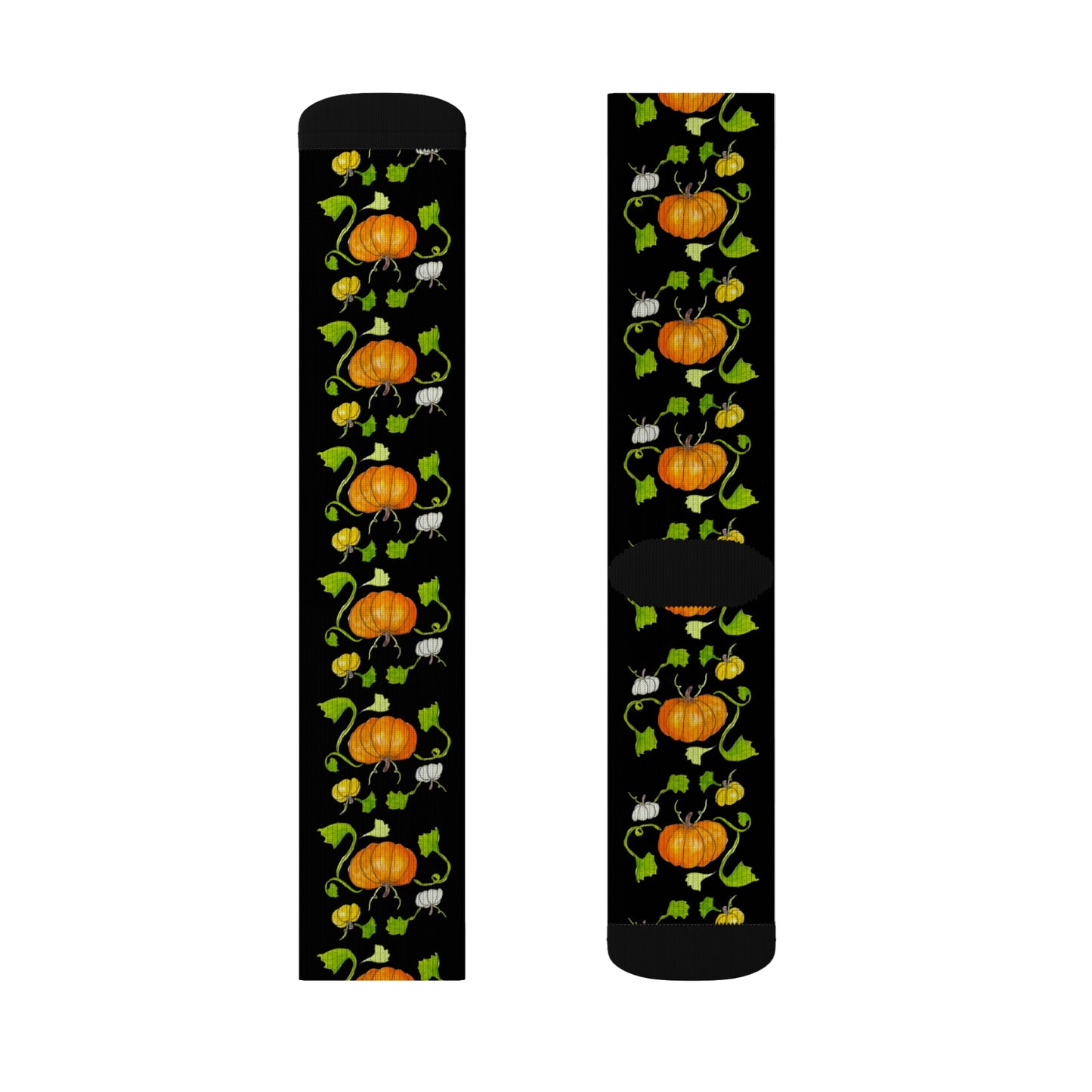 Sublimation Socks - Pumpkin black