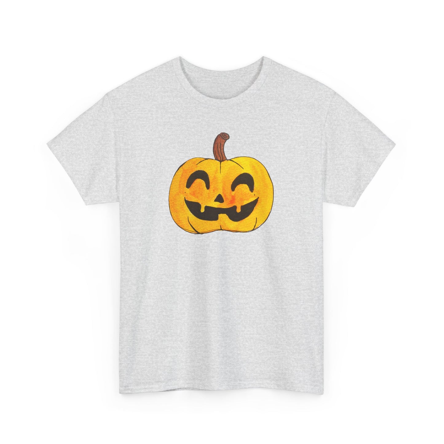 Unisex Heavy Cotton Tee - Pumpkin smile