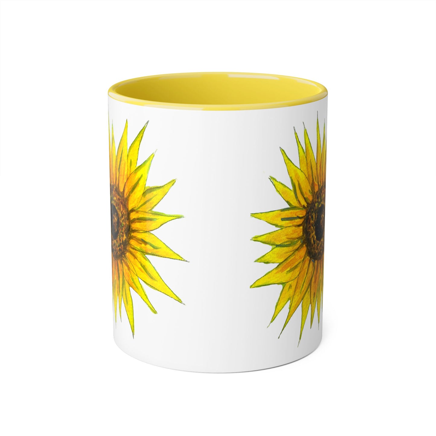 Accent Mugs, 11oz - sunflower