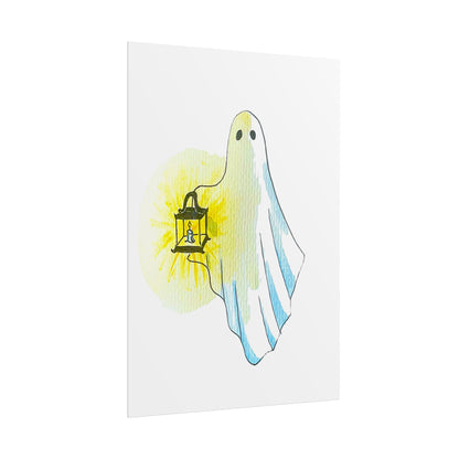 Rolled Posters - colored ghost