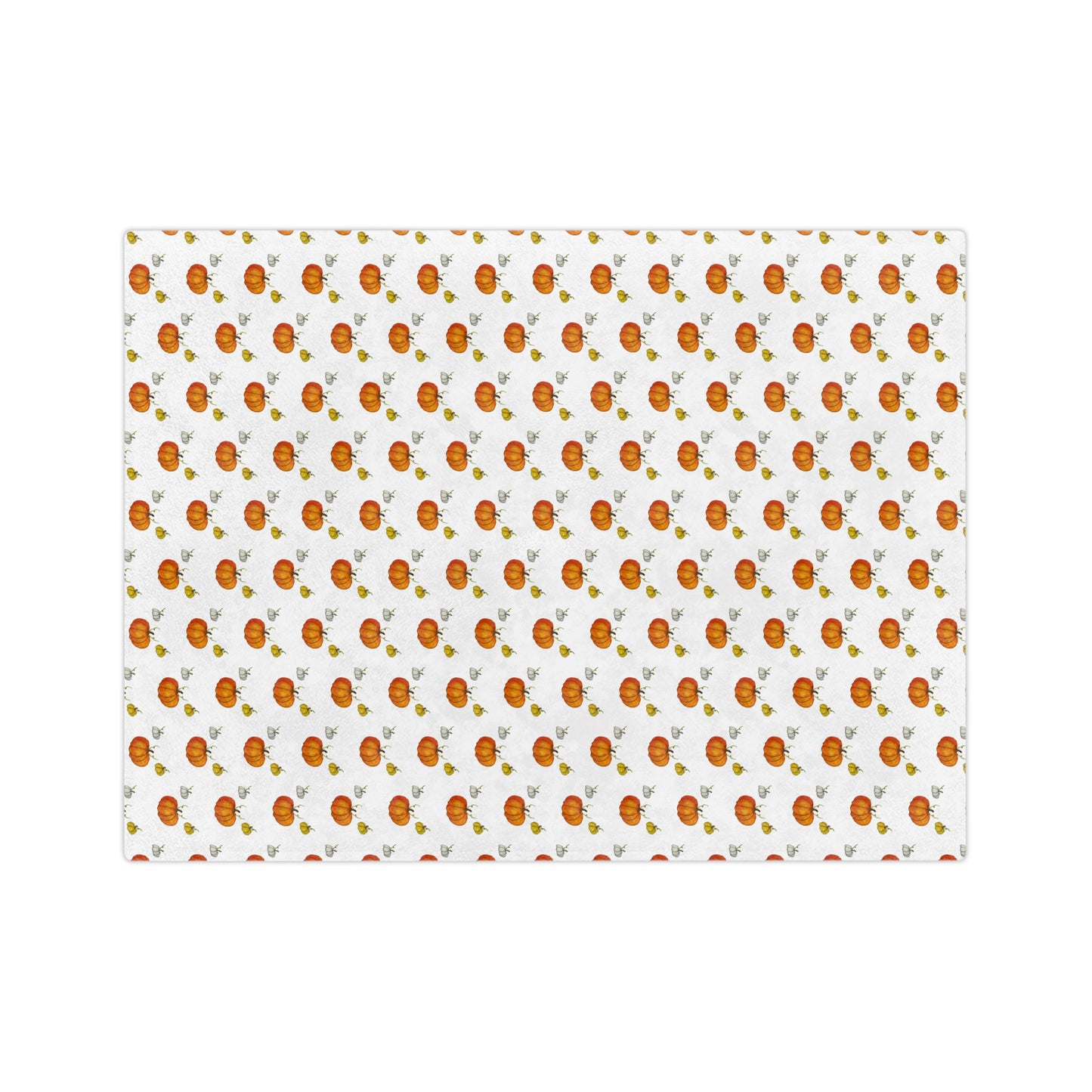 Velveteen Microfiber Blanket- pumpkins