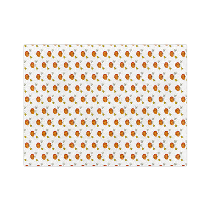 Velveteen Microfiber Blanket- pumpkins