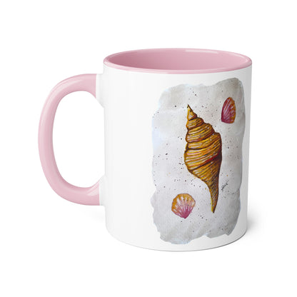 Accent Mugs, 11oz - Sea Shell