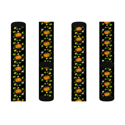 Sublimation Socks - Pumpkin black