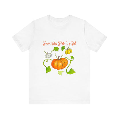 Unisex Jersey Short Sleeve Tee - Pumpkin patch Girl