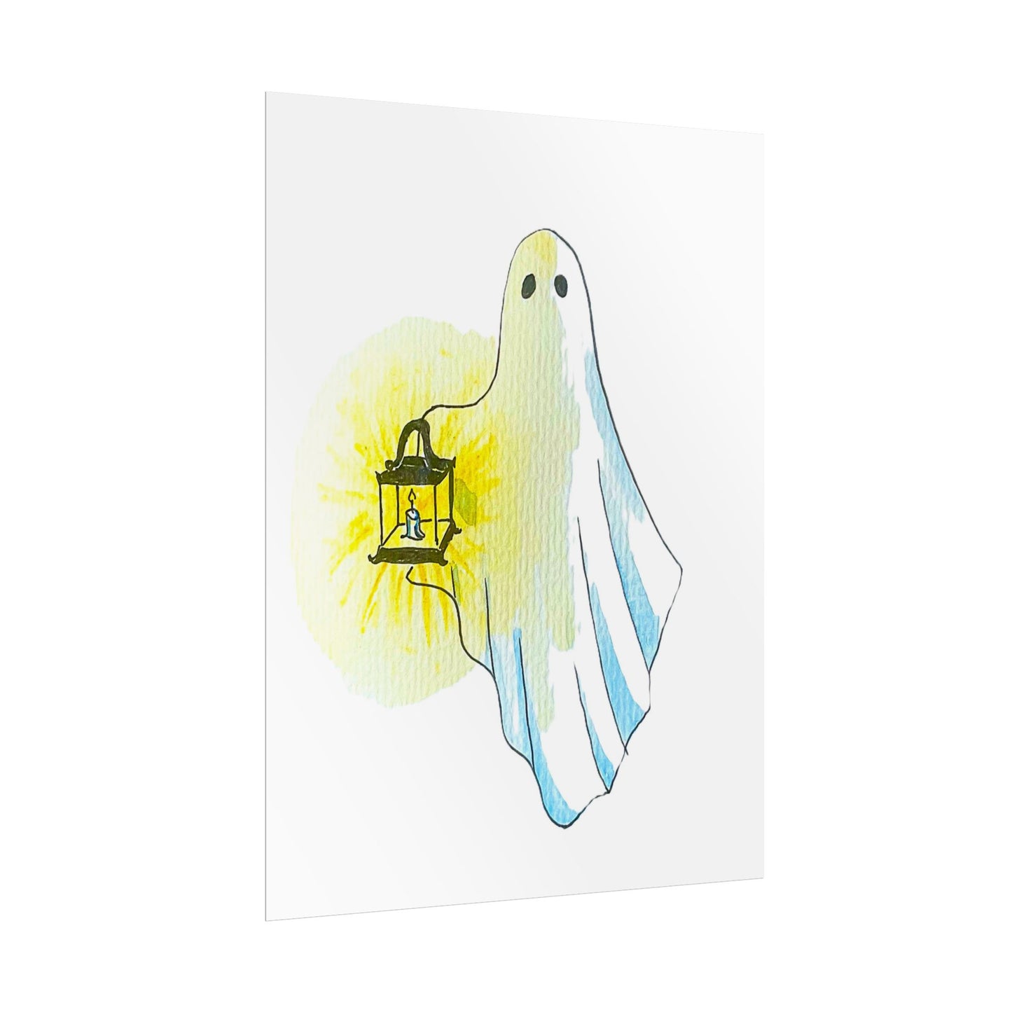 Rolled Posters - colored ghost