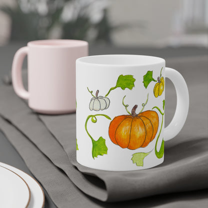 Ceramic Mugs (11oz\15oz\20oz) pumpkin patch