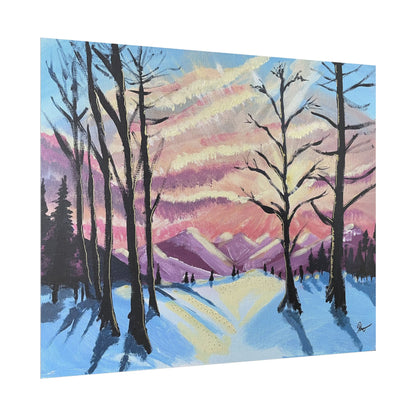 Imprimé - Ciel d'hiver no.1