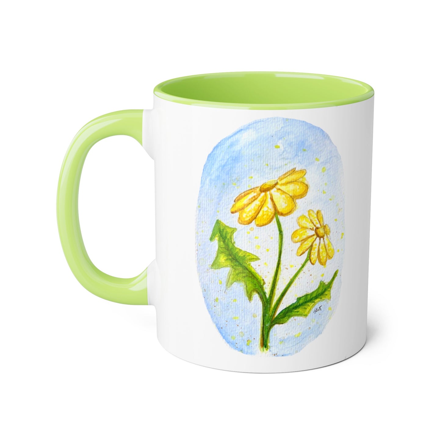 Accent Mugs, 11oz - Daisy