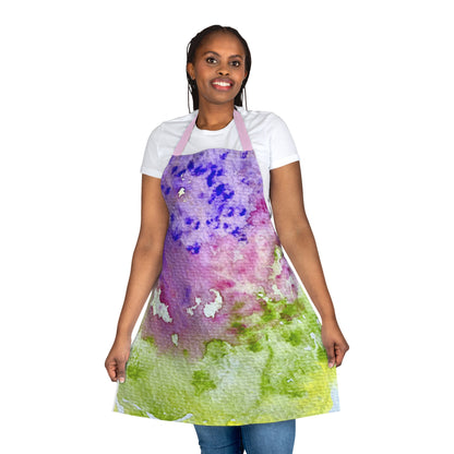 Apron, 5-Color Straps (AOP) - Accent Mushroom Toad