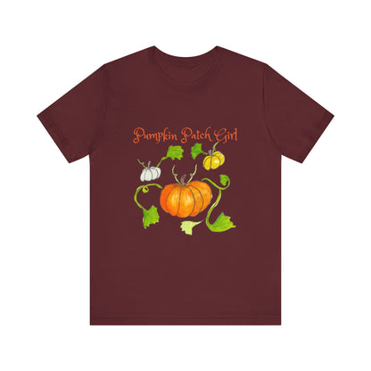 Unisex Jersey Short Sleeve Tee - Pumpkin patch Girl