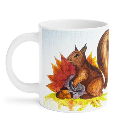 Ceramic Mugs (11oz\15oz\20oz)- squirrel