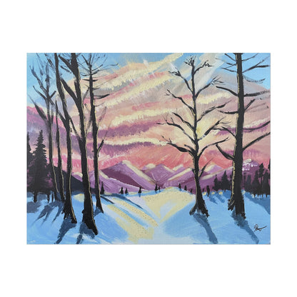 Imprimé - Ciel d'hiver no.1