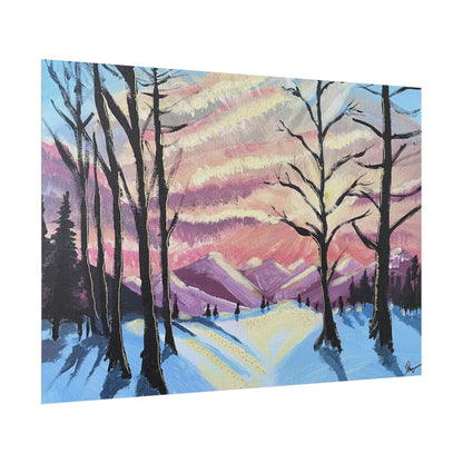 Imprimé - Ciel d'hiver no.1