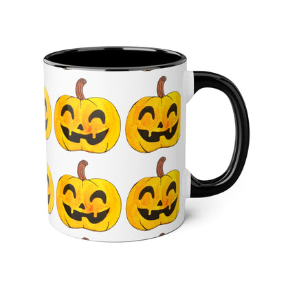 Accent Mugs, 11oz - pumpkin smile